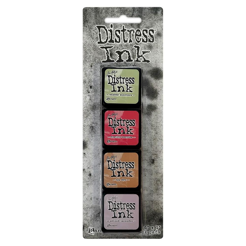 Tim Holtz Distress Mini Ink Pads 4/Pkg - Kit 11